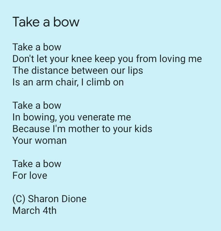 Take a_bow