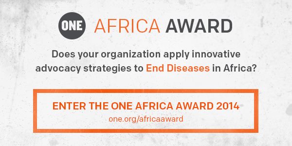 Twitter end hunger ONE Africa Awards